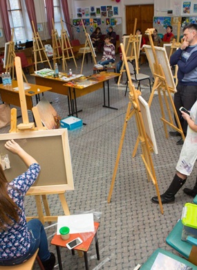 Мастер – класс Романа Ляпина для детей из пос. Афипский